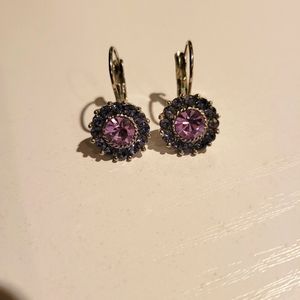 Sparkly Purple Earrings